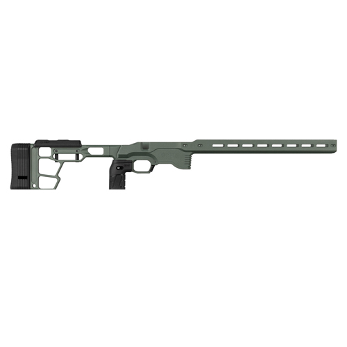 El MDT ACC Premier GEN2 ofrece precisión, estabilidad y personalización, con un forend compacto de 15" y opciones de peso para un equilibrio perfecto en tu rifle.